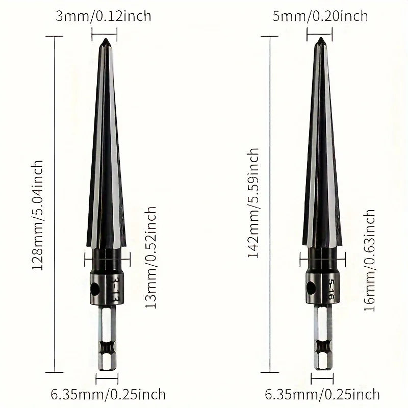 Tapered Reamer with T-Handle, 13 or 16 mm Option