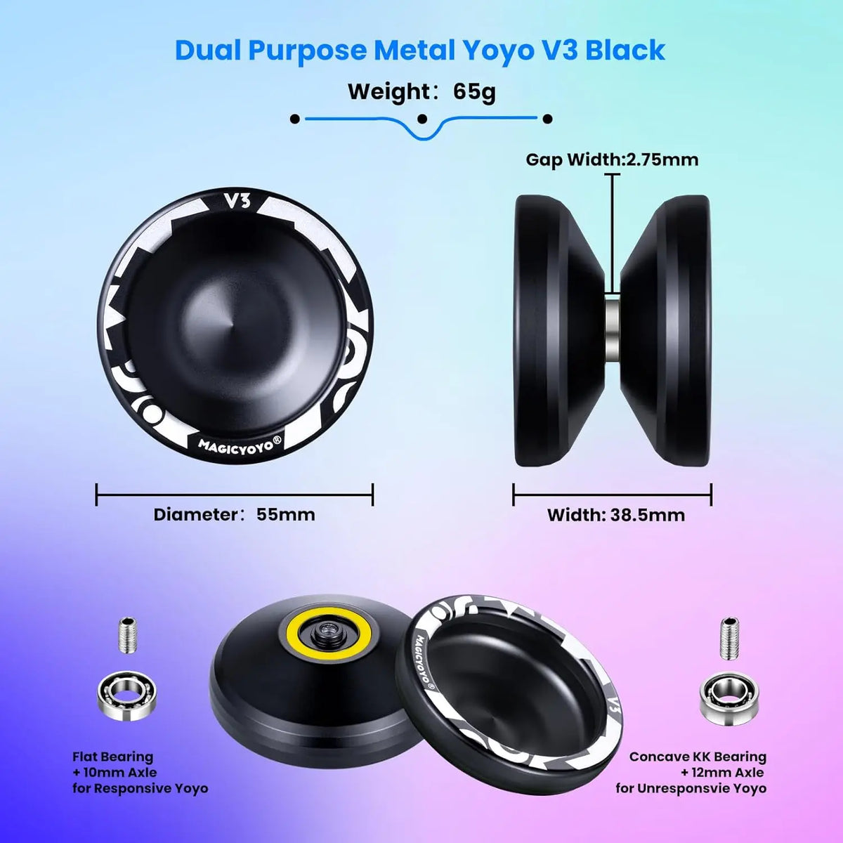 Responsive Aluminium Yo-Yo with Upgrade Option