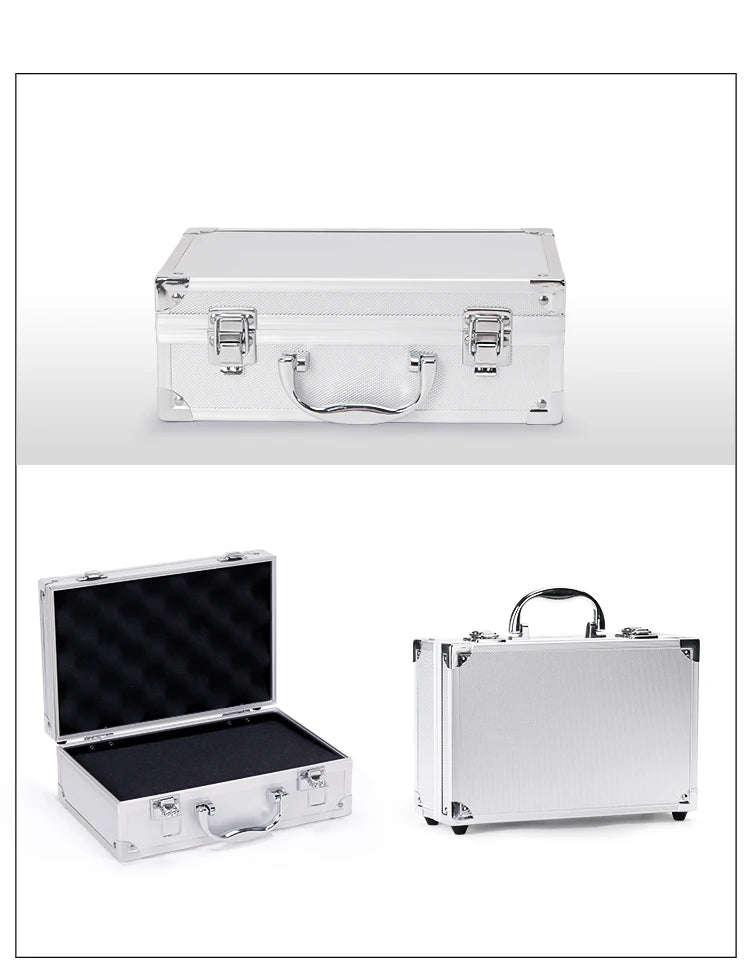 Aluminum Toolbox - Portable, Multi-Purpose Storage for Tools, Instruments, Fishing Gear & More - Durable Hardware Organizer