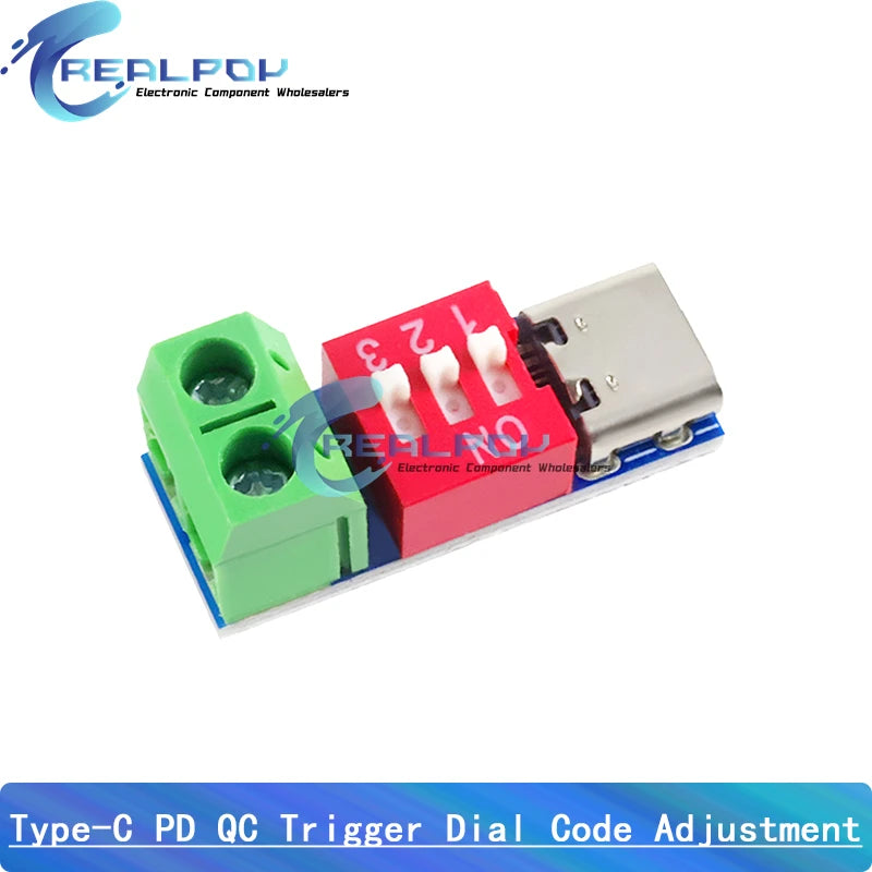 USB-C PD Trigger Module, Selectable 5–20 V