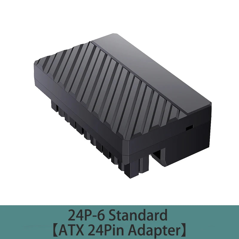 Adaptateur d’alimentation 24 broches ATX pour carte mère, 90°