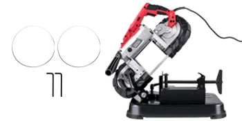 5-Inch Portable Band Saw with Variable Speed 1100W Motor