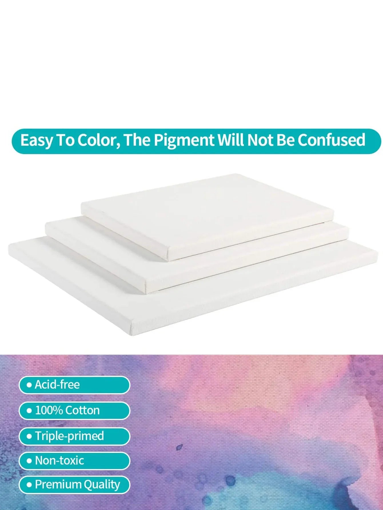 Bview Art 8x10 Bawełniana Rozciągnięta Płócienna Deska