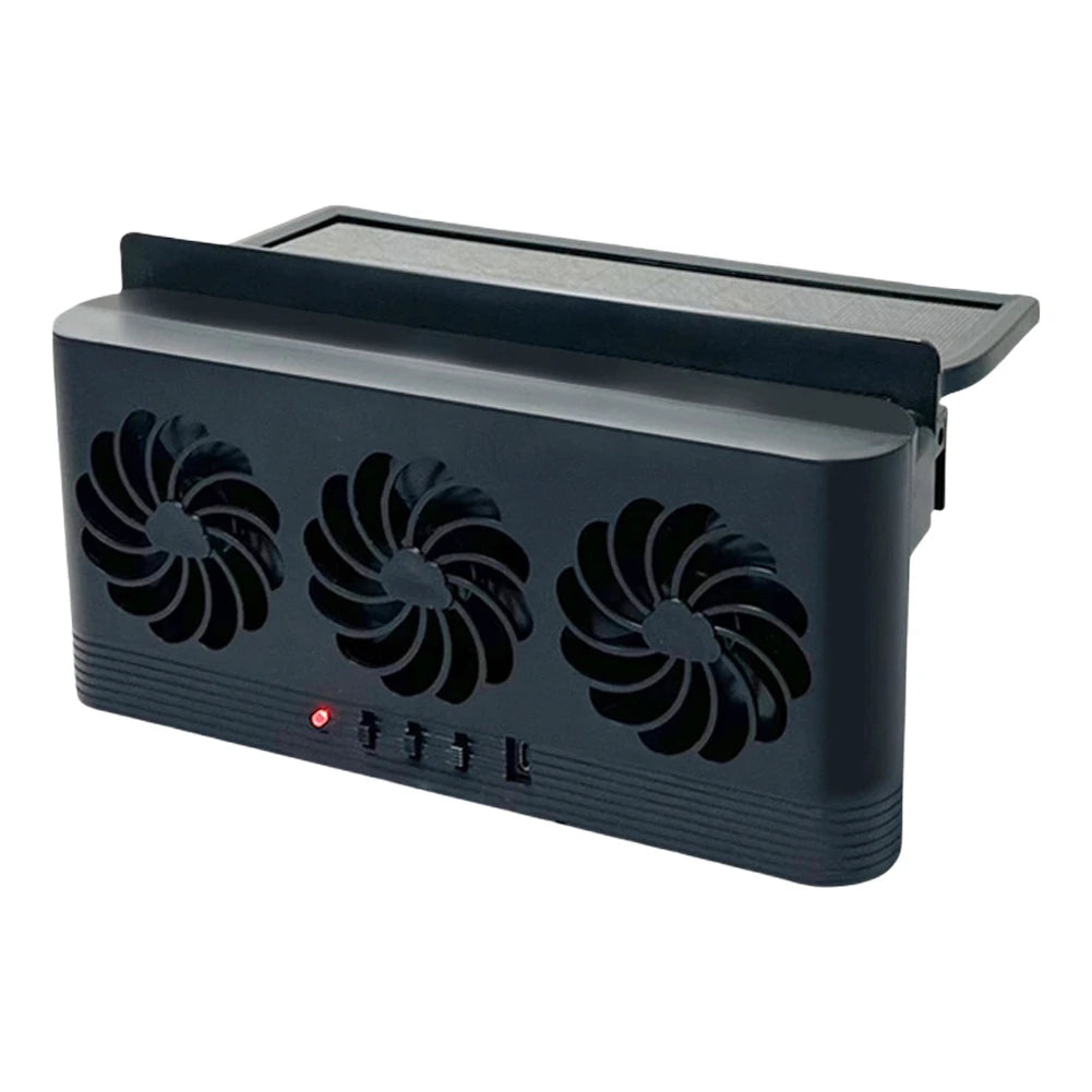 Solar Powered Car Exhaust Fan for Fresh Air and Cooling