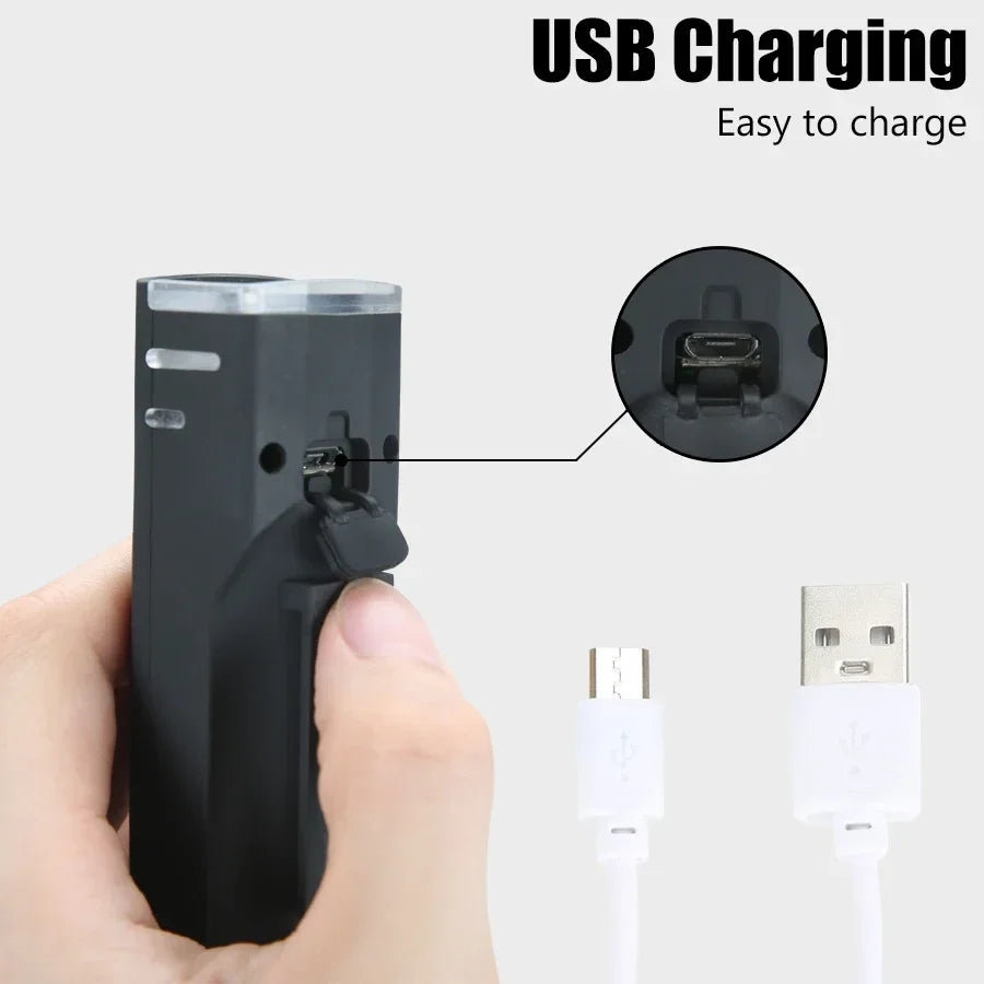 Rechargeable Bicycle Light - Front and Rear Options