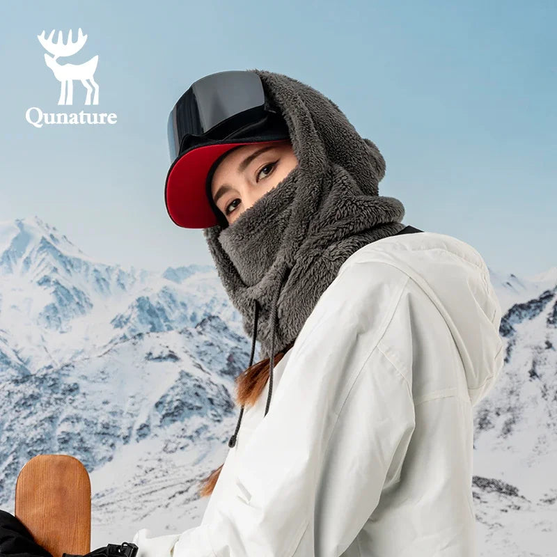 Winter Ski Mask Balaclava Full Face Fleece Hood Neck Warmer