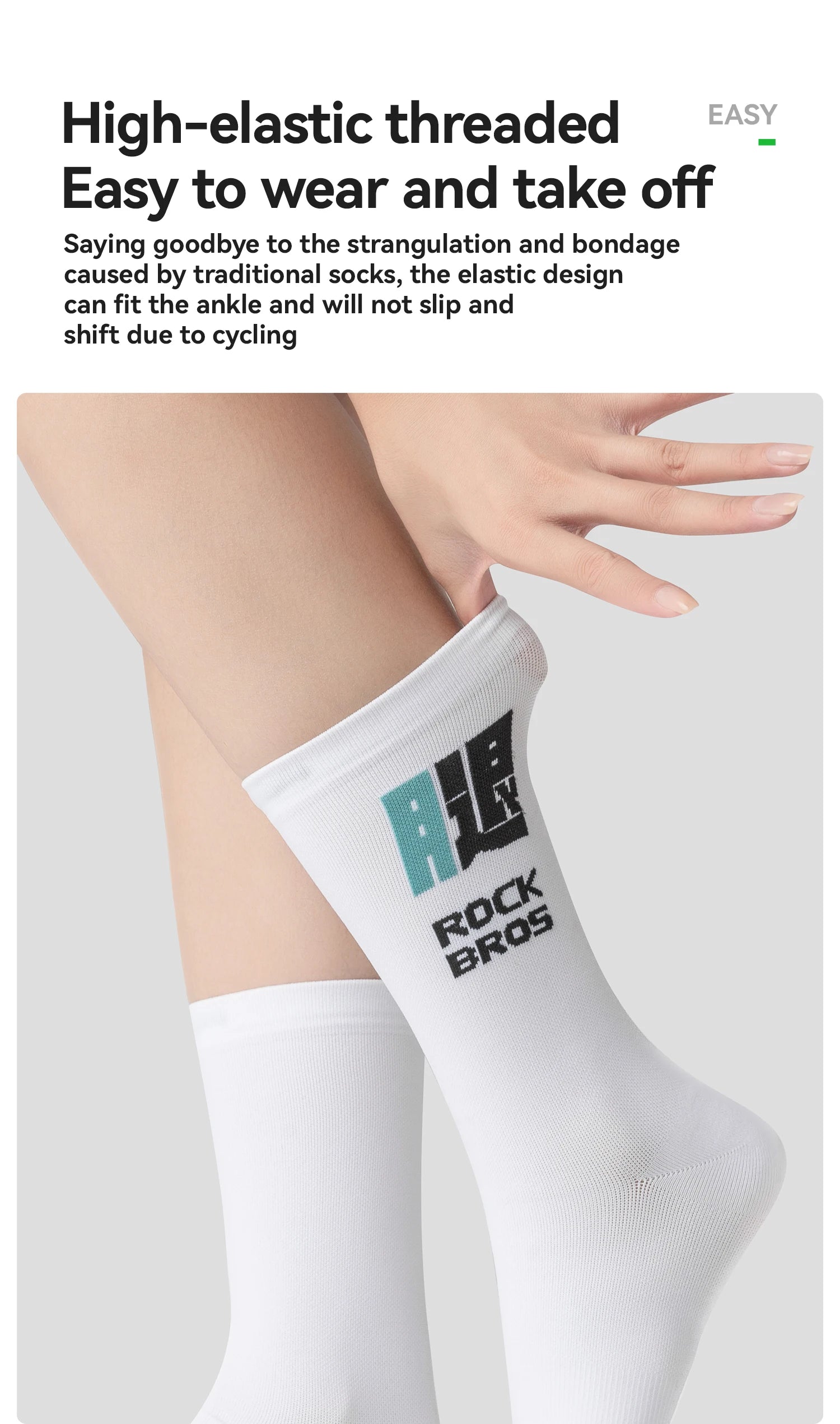 Cycling Socks Nylon Elastane Moisture-Absorbing Sport Socks
