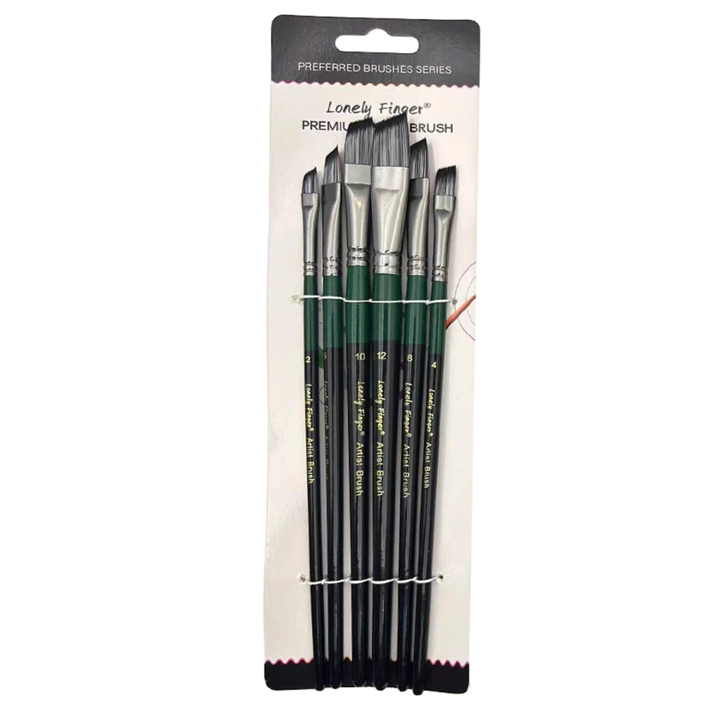 6-Piece Artist Paint Brushes Set