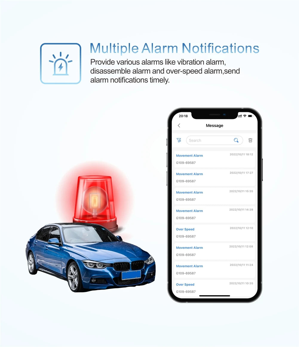 Set de 3 trackere GPS 4G J16 cu urmărire în timp real și control de la distanță