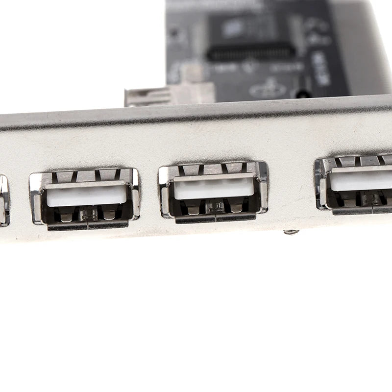 USB 2.0 PCI-utvidelseskort med fire eksterne porter