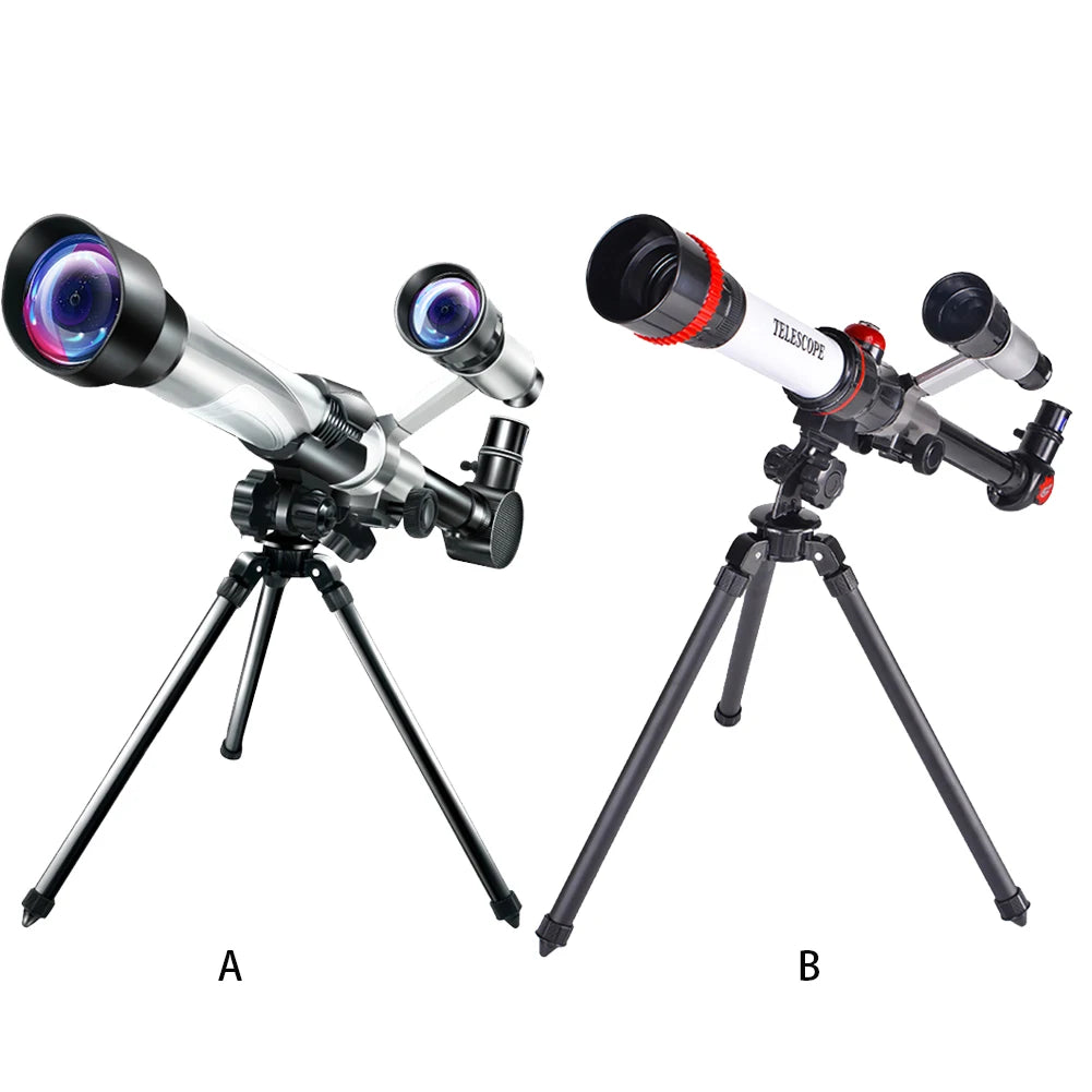 0|Professional Astronomical Telescope 20X 30X 40X Powerful Monocular Portable HD Moon Space Planet Observation Gifts for Children