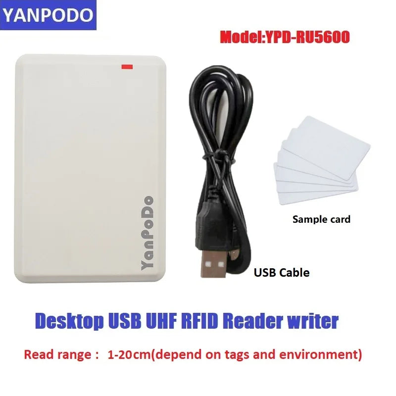 USB UHF RFID čitateľ a možnosti štítkov
