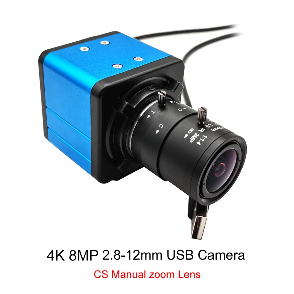 USB UVC Camera, 2K/4K and Lens Options