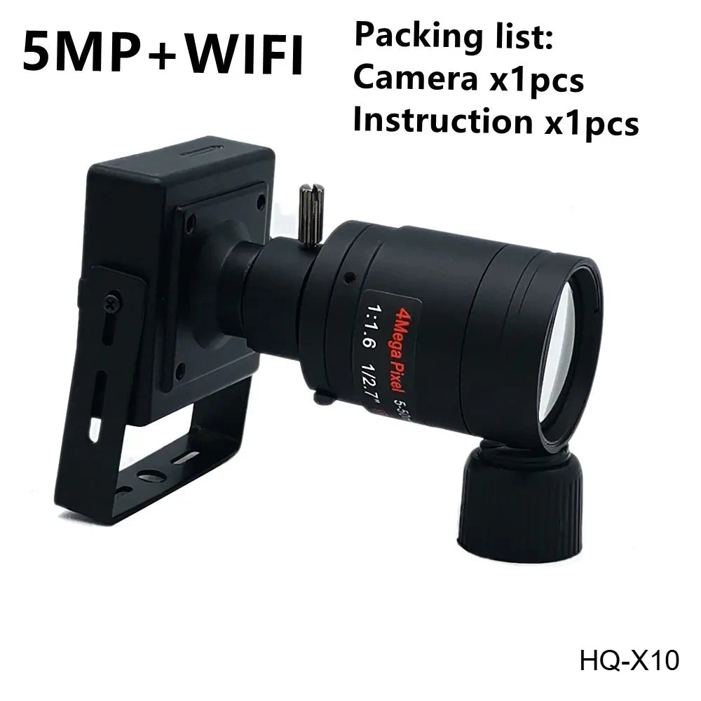 Mini Wireless IP Security Camera 5MP with SD Card Slot
