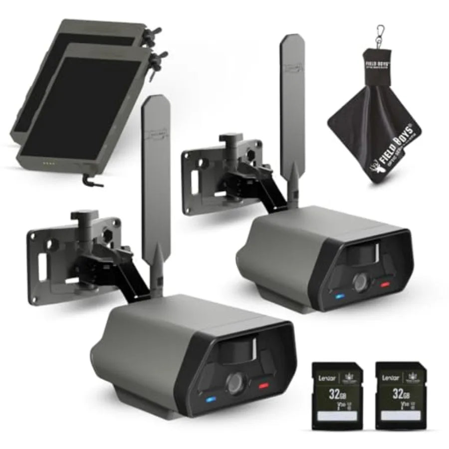 Solar-Powered 4G LTE Outdoor Security Camera Bundle