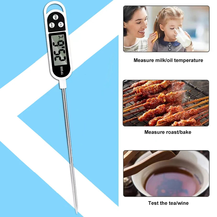 Digital Cooking Probe Thermometer, Celsius/Fahrenheit