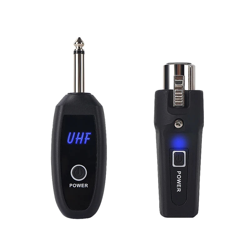 NXG N-008 Wireless Microphone Receiver & Transmitter with Smart Noise Reduction, XLR/6.35mm Plug-In Transmitter & Receiver Suitable for Recording, for Conferences, Stage Performances, - for Podcasts, Public Speaking, Events