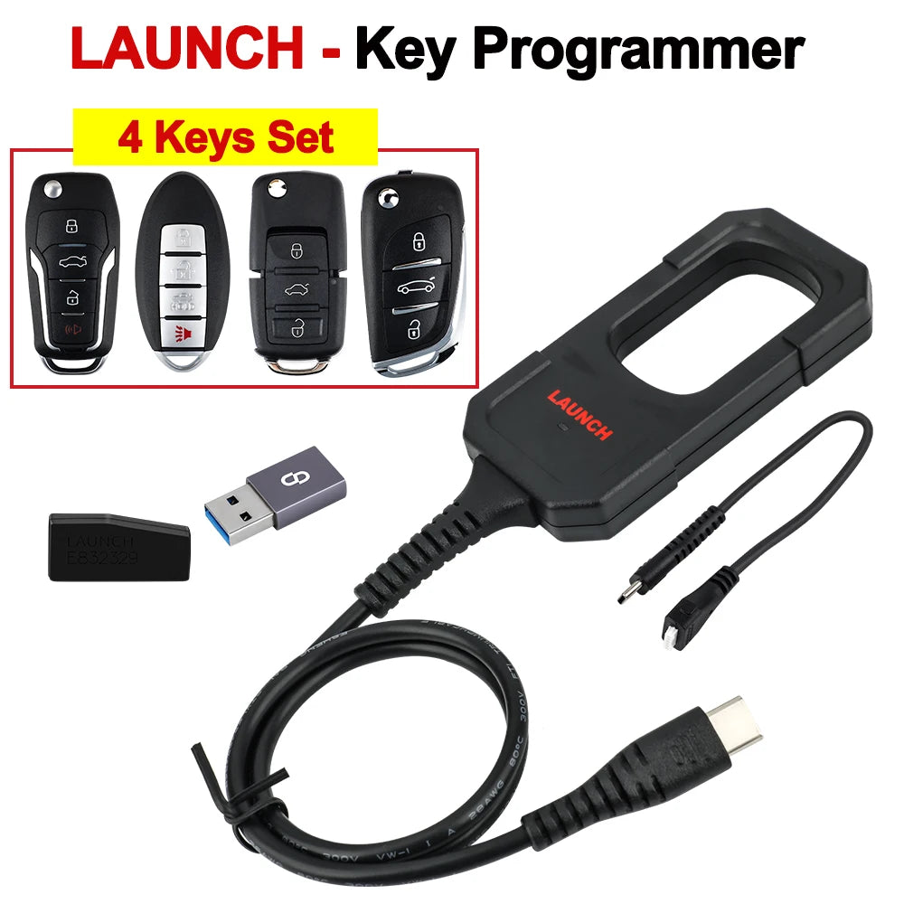 LAUNCH X431 Schlüsselprogrammierer mit Smart-Key- und IMMO-Chip-Funktionen