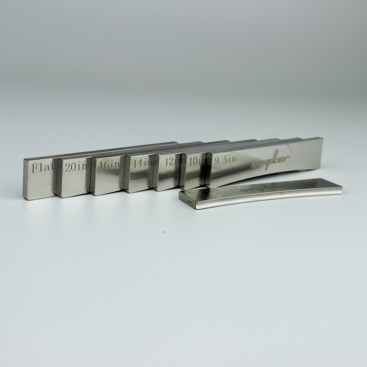 Guitar Fret Press Caul Inserts — Radius & Flat Options