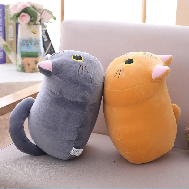 20cm Cute Soft Cat Plush Pillow Sofa Cushion