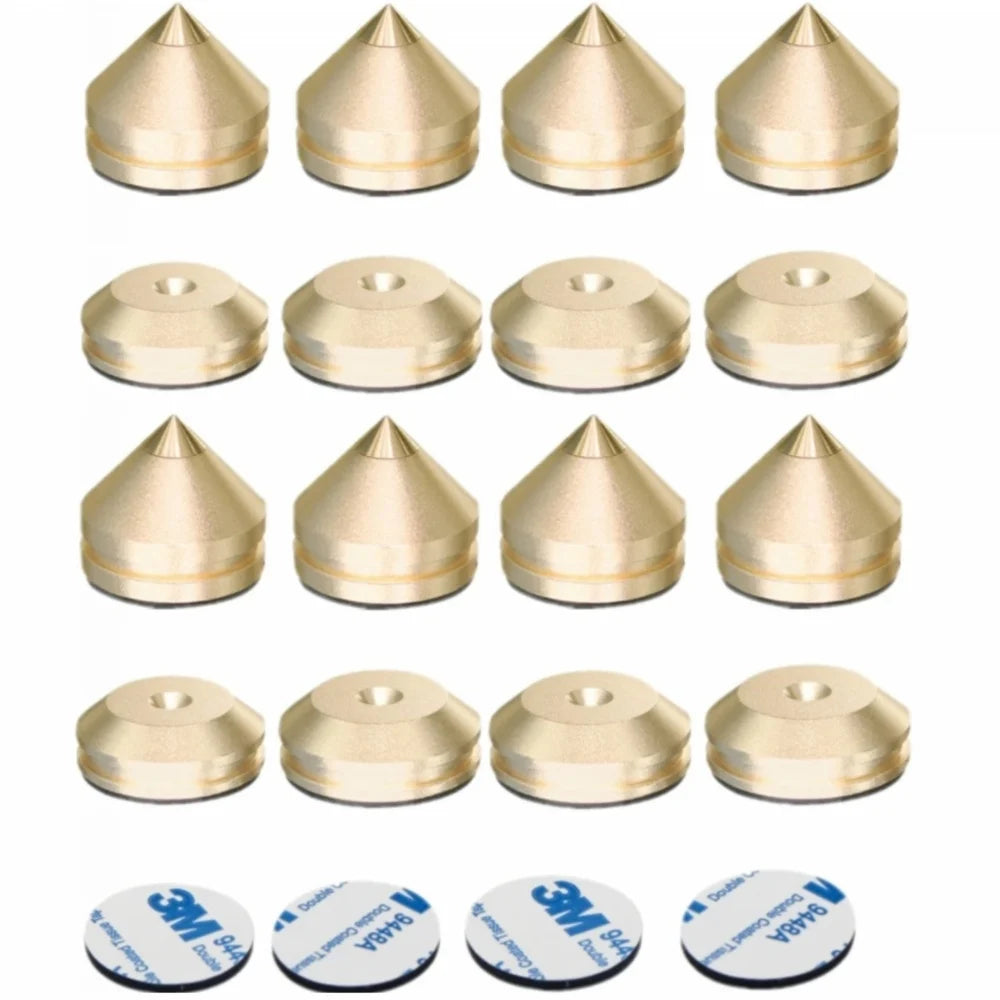 Aluminium Speaker Spike Feet with Pads