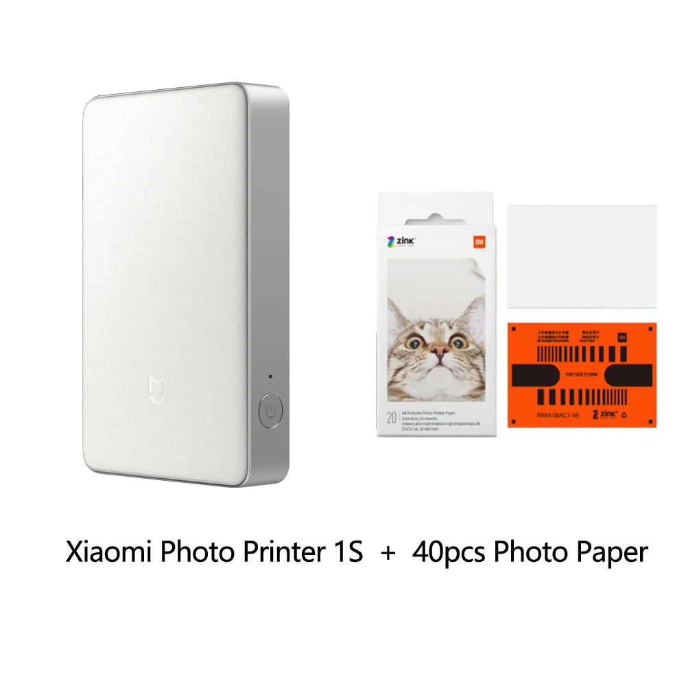 Xiaomi Draagbare Fotoprinter 1S/Pro Bluetooth Thermische Fotoprinter