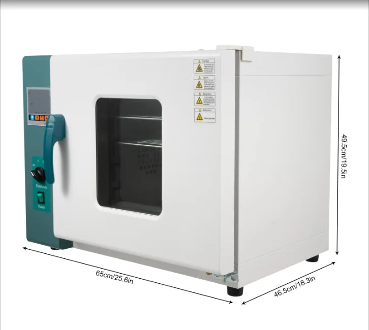 Horizontal Electric Blast Drying Oven, 1000W 45L/12Gal Stainless Steel Thermostatic Incubator Box,w/Temperature Controller