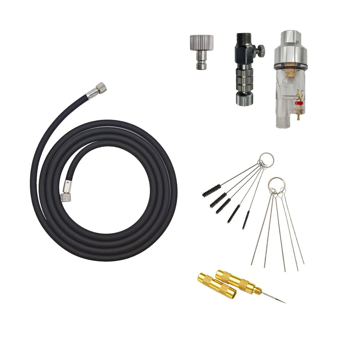 Airbrush Hose and Connector Accessory Set, 1.8 m