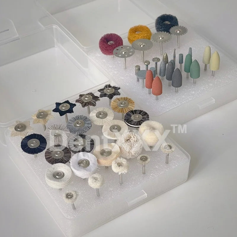 Kit de lustruire HP din 51 de piese, cu tije de 2.35 mm