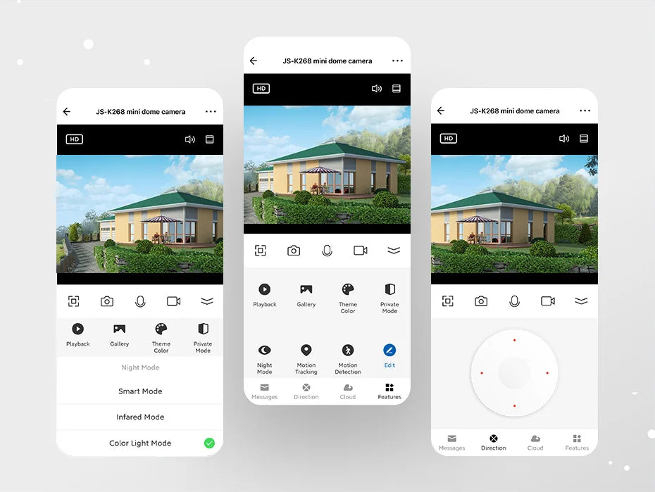 KERUI 5MP Outdoor WiFi Dome Security Camera with Auto Tracking