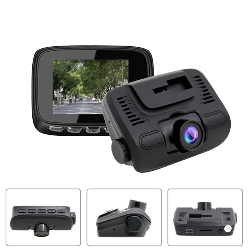 Dash Cam 1080P HD Small Screen Front Video Single Lens Recorder HD Night Vision Loop Recording G-Sensor Car Video Recorder