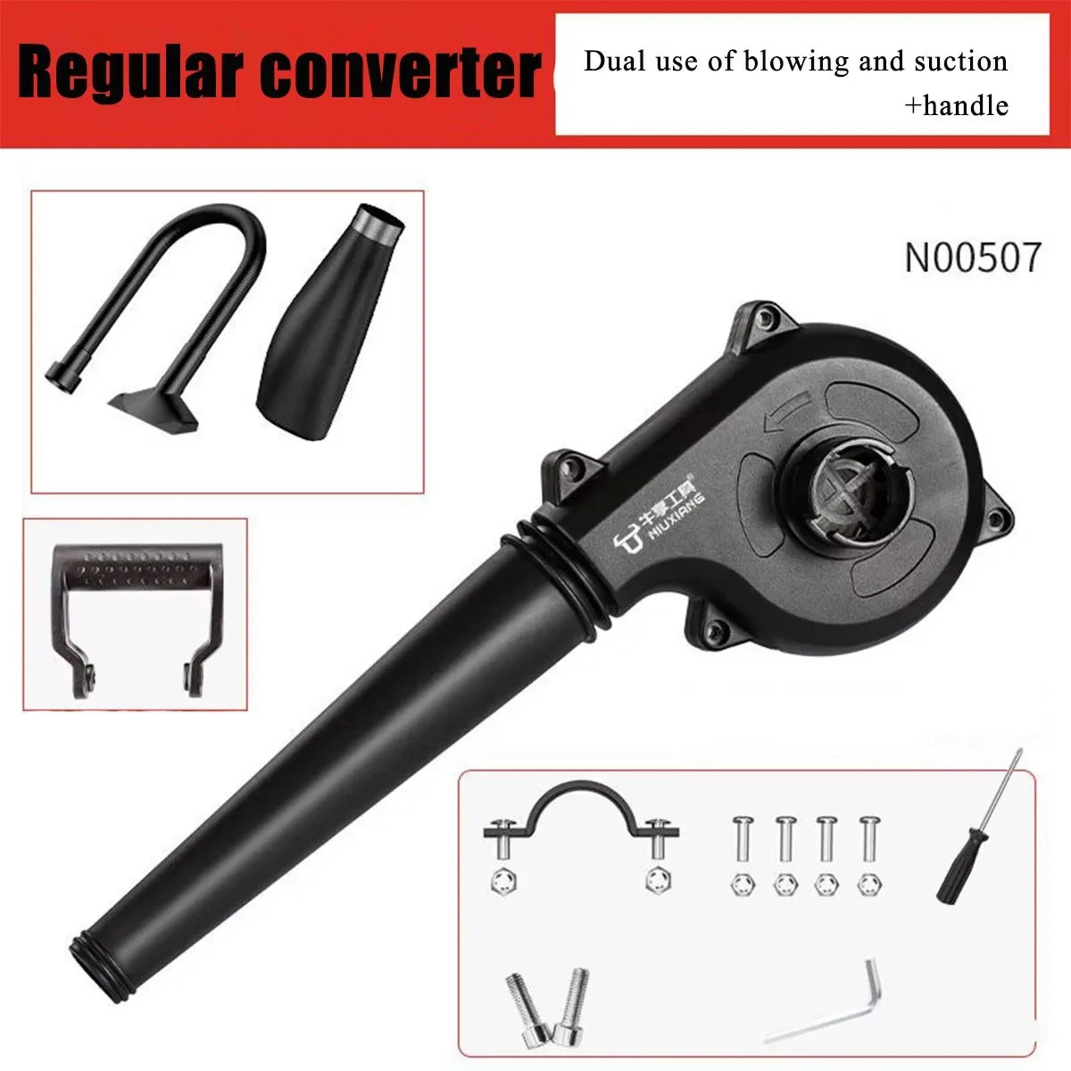 Mini Blower Attachment for Compatible Angle Grinders