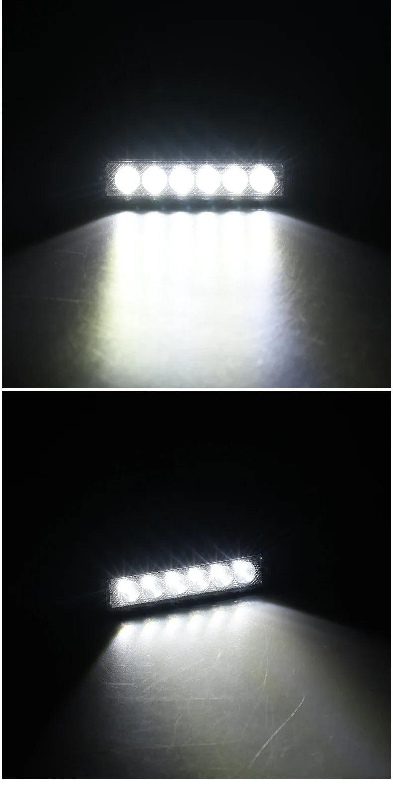 Six-LED Vehicle Work Light