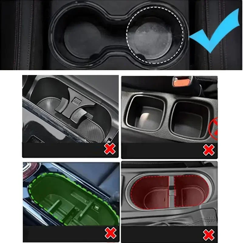 Detachable Car Cup Holder Expander Tray Portable Food Tray for Eating Car Interior Organizer Table for Vehicle