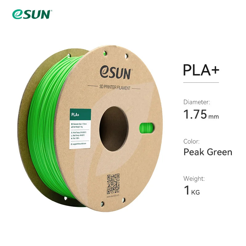 Filamento PLA+ para impressora 3D, 1.75 mm, bobina de 1 kg