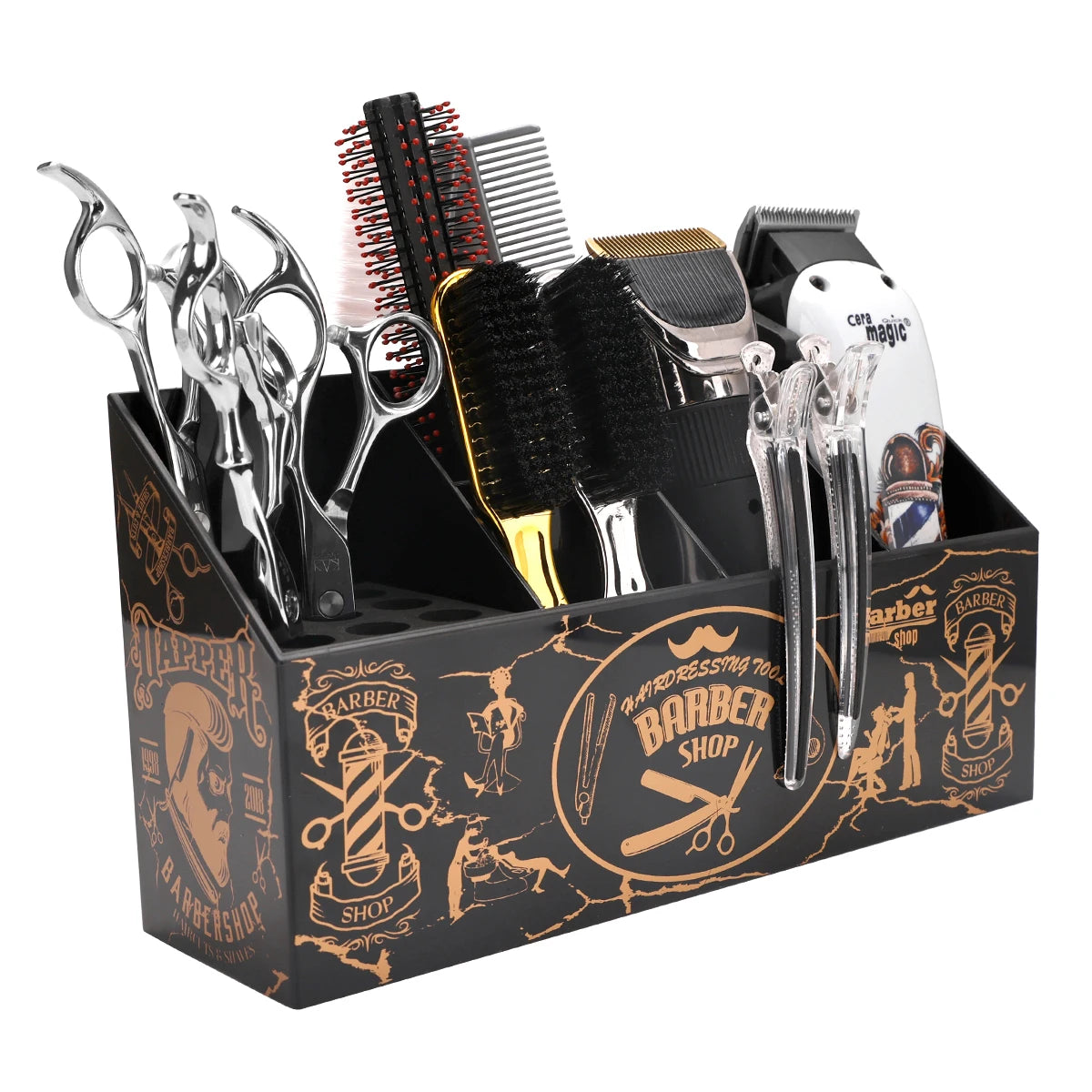 Hairdressing Tool Organiser, Comb and Scissor Storage