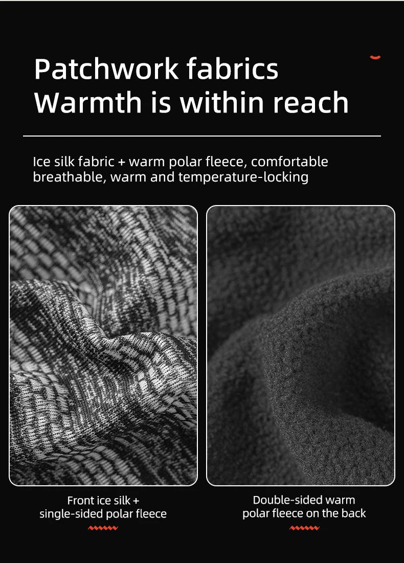 Winter Cycling Face Mask Windproof Fleece Thermal Bike Scarf