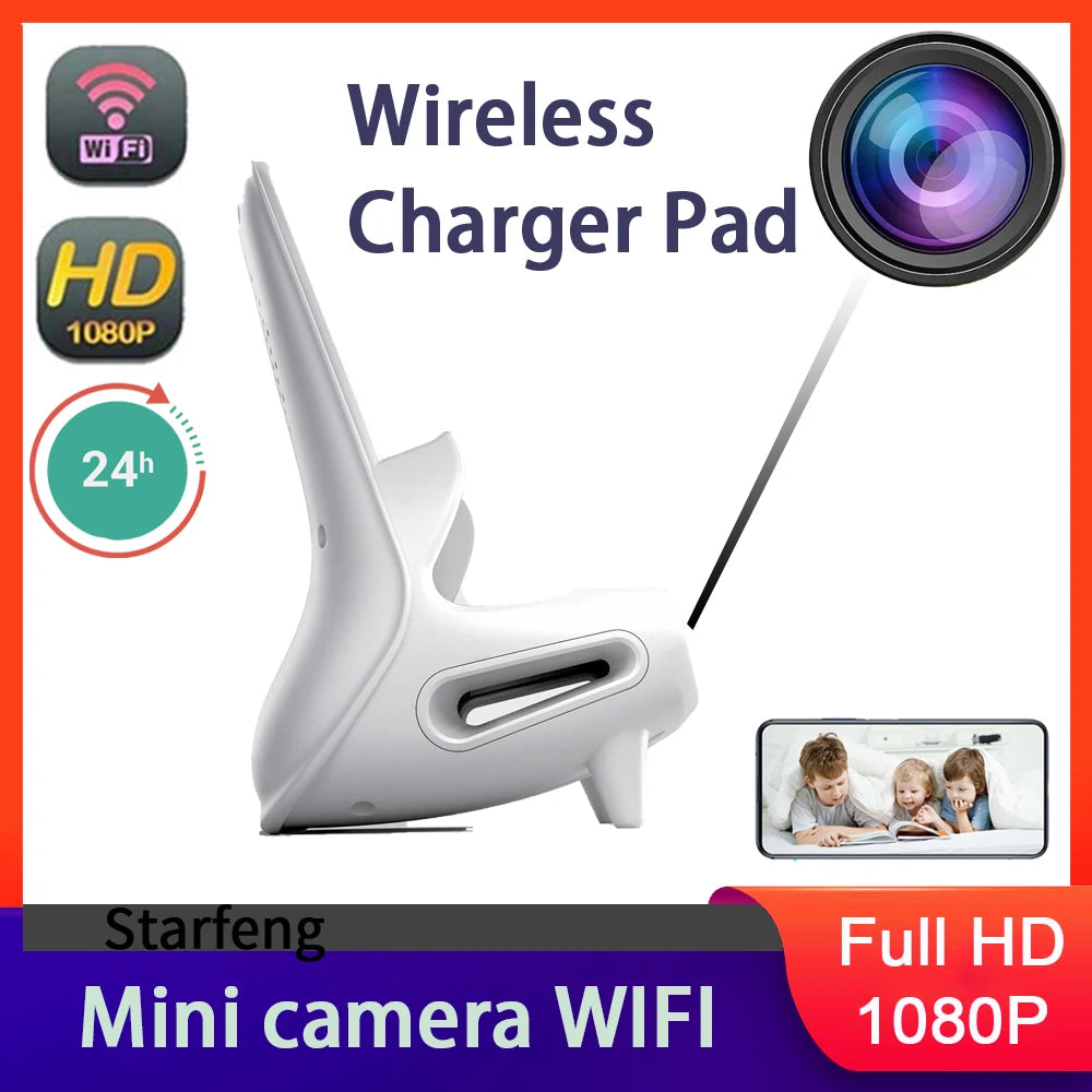 1080P WiFi kameraóra éjjellátóval és távoli megfigyeléssel