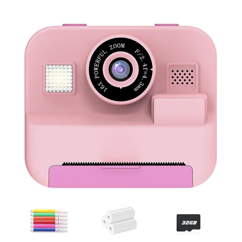 Educational Thermal Instant Print Camera with 32GB Card