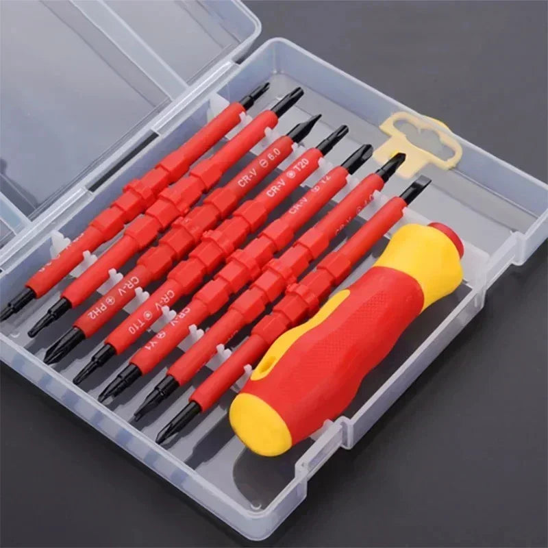 Insulated Screwdriver Set - 8 or 10 Pieces