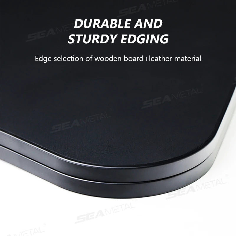 SEAMETAL Car Temporary Tray for Laptop Stable Large Load-Bearing Car Table Board Foldable Large Car Dining Table Drink Holder