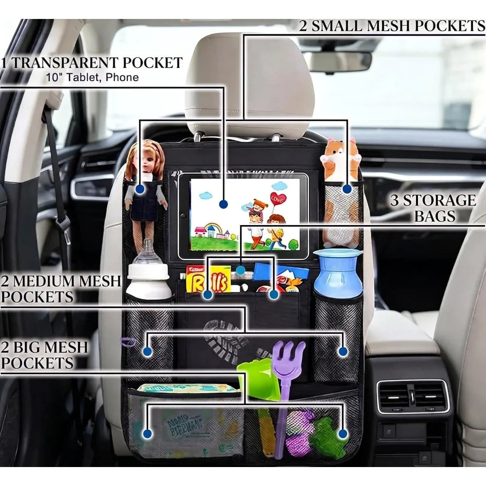 Car Seat-Back Organiser - One or Two Packs