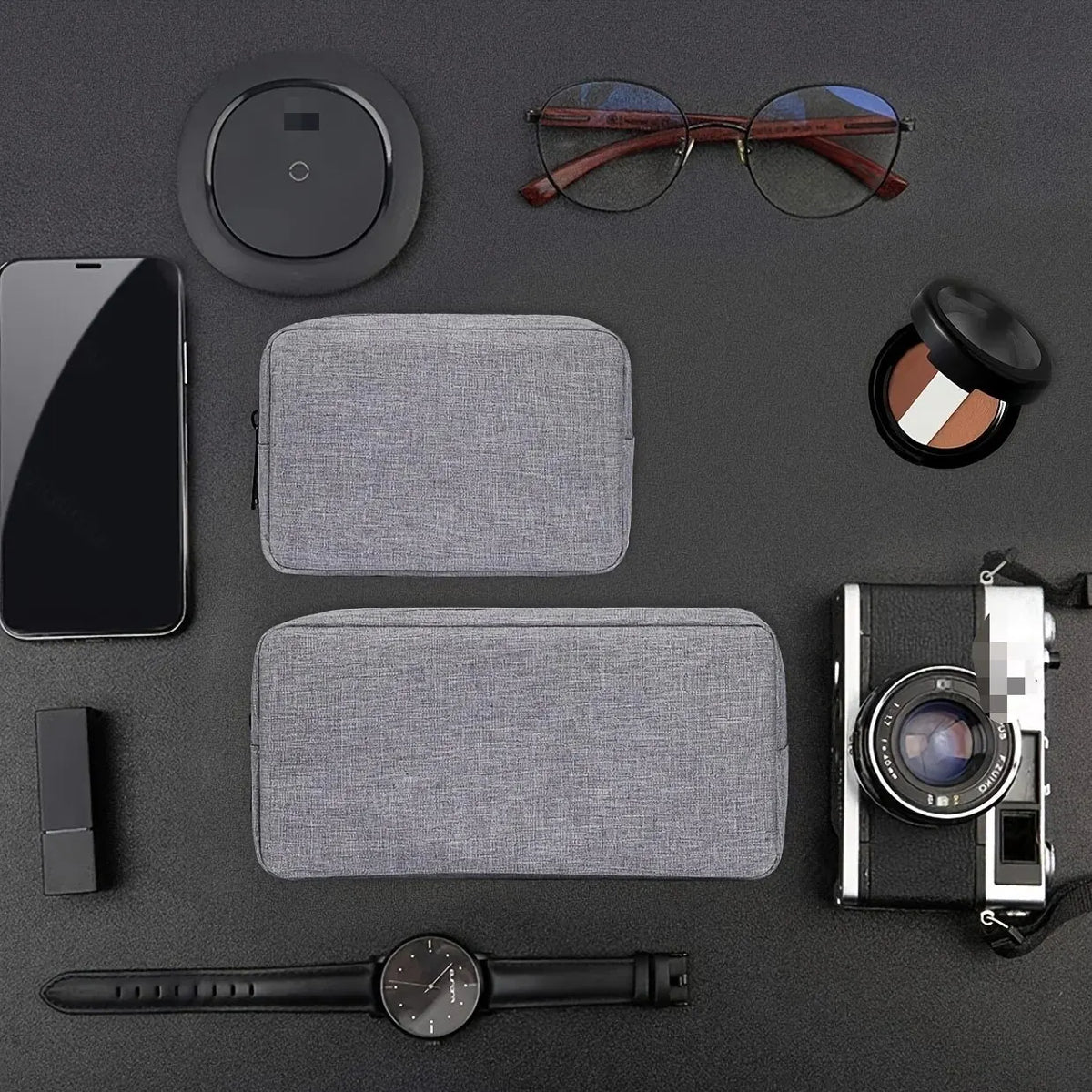 Travel Cable and Small Electronics Organiser Bag