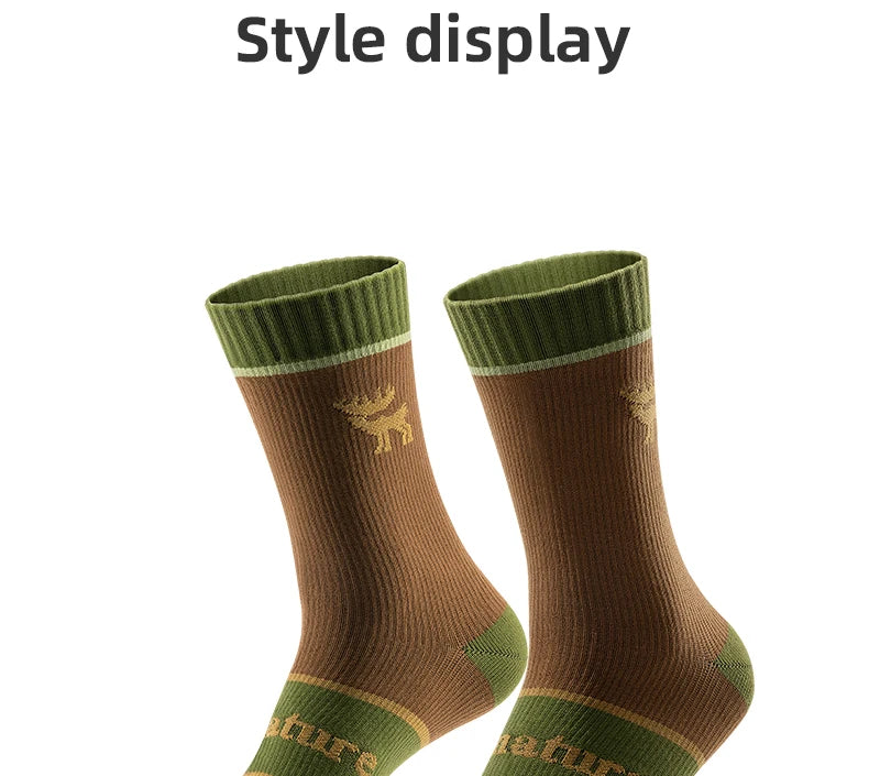 Waterproof Knee-High Hiking Socks for Outdoor, Snow, and Cycling