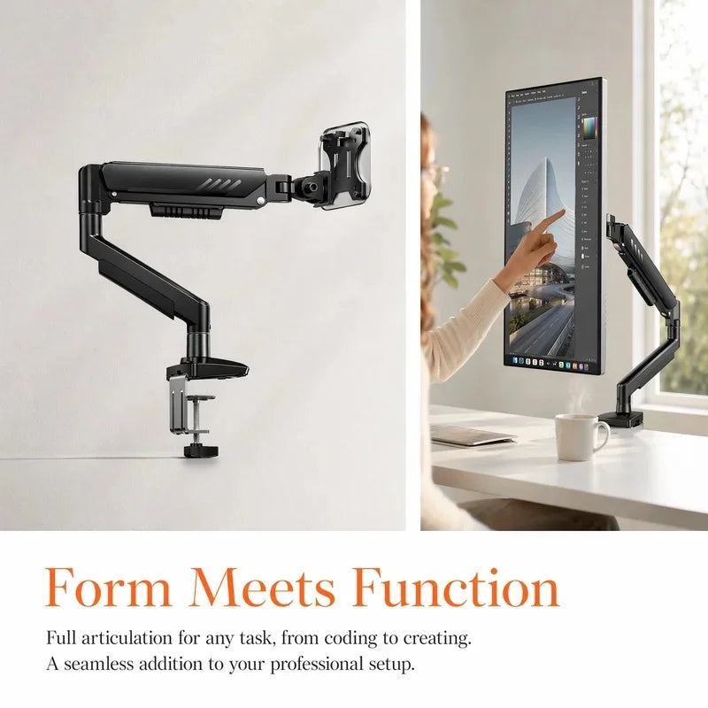 Adjustable Single-Monitor Desk Arm - Model Options
