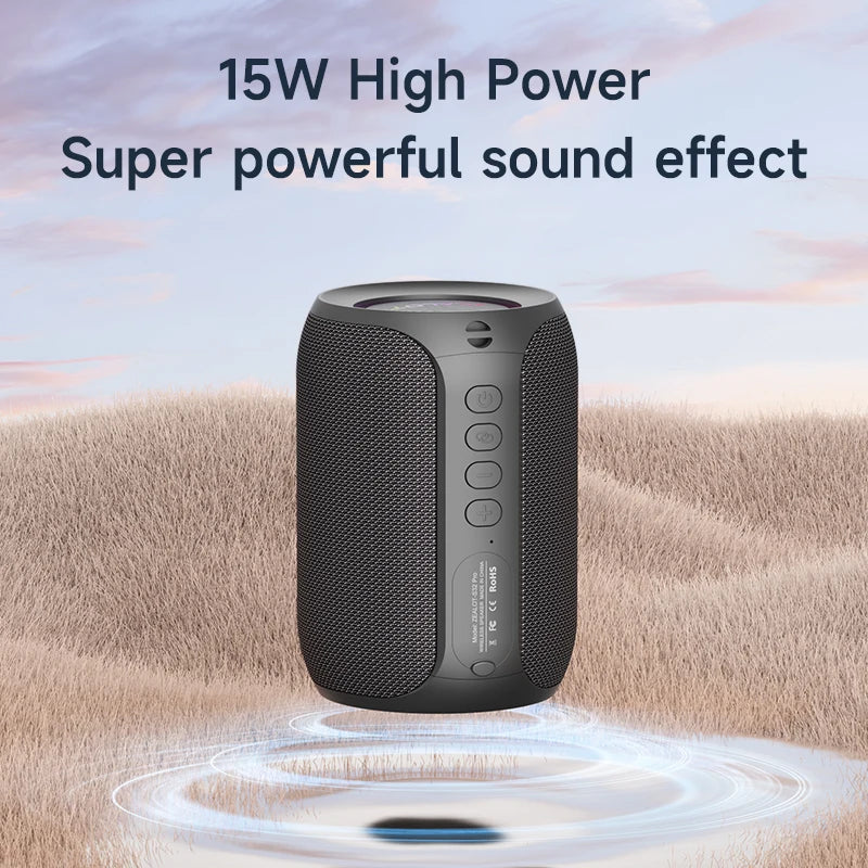Zealot-S32PRO Powerful Bluetooth Speaker, Bass Wireless, LED Light, Outdoor Speakers, Subwoofer, Waterproof Sound Box Support 