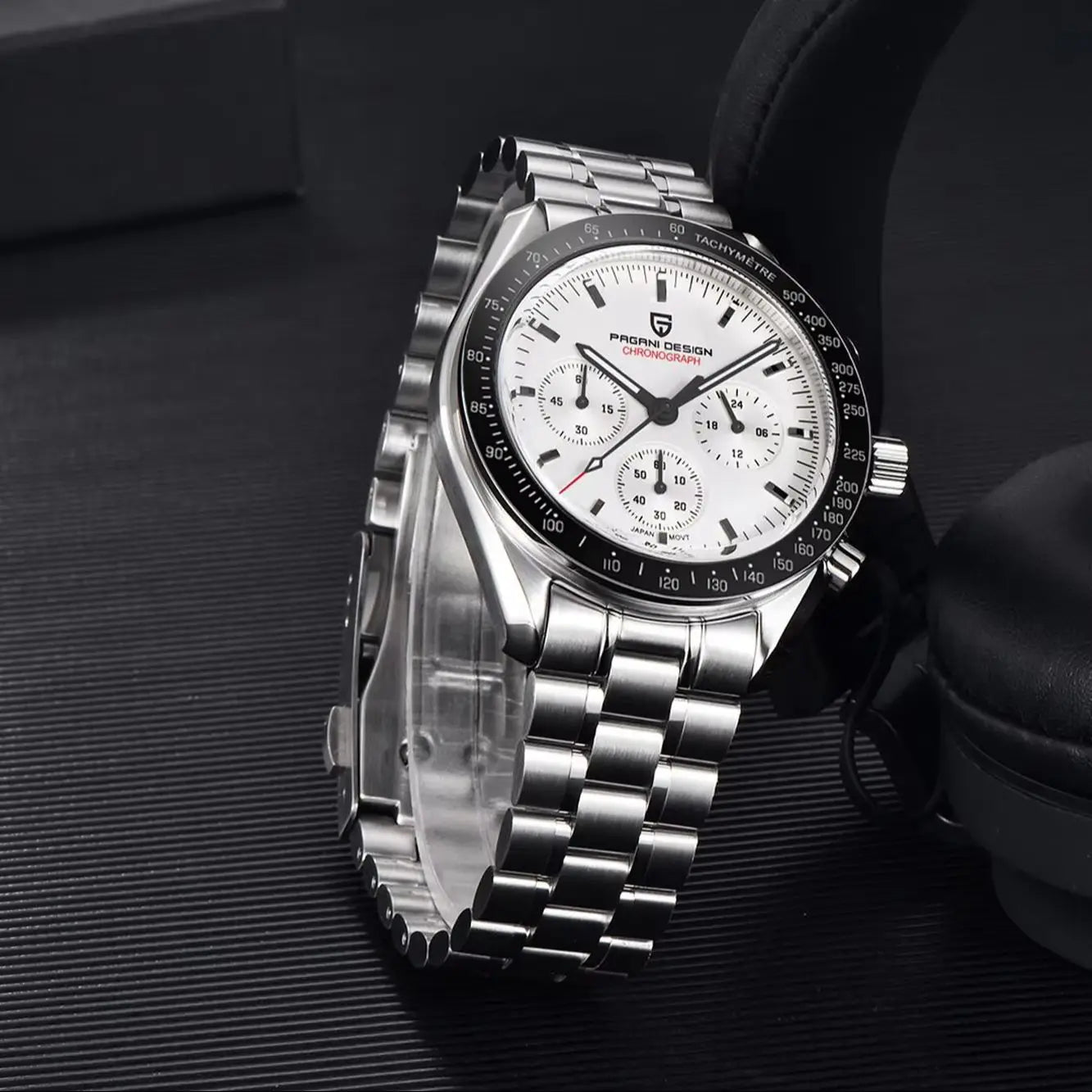 Pagani Design Moonwatch Chronograph Quartz Men's Steel Watch