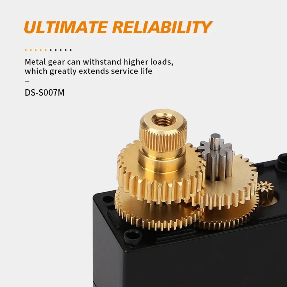 Servo numérique DSPOWER S007M de 21 g pour RC, 4,2 kg·cm