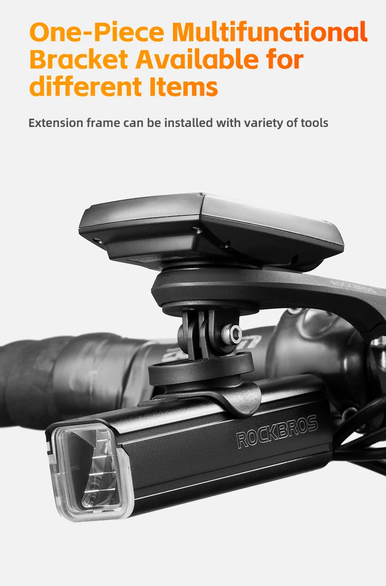 Bike Computer Mount for Garmin Wahoo Bryton Light Camera Bracket