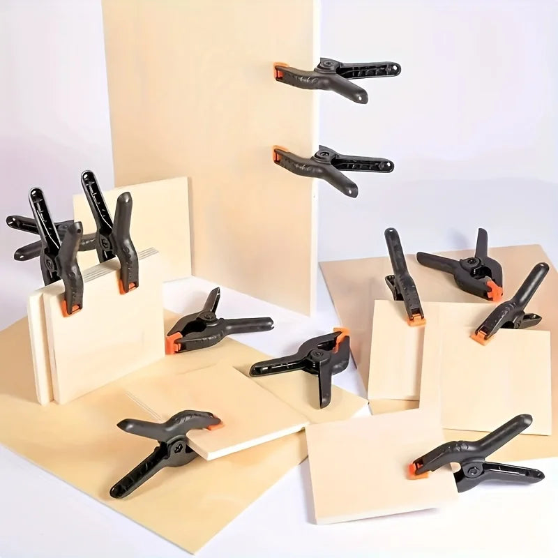 Conjunto de 6 molas de aperto de plástico de 3 polegadas